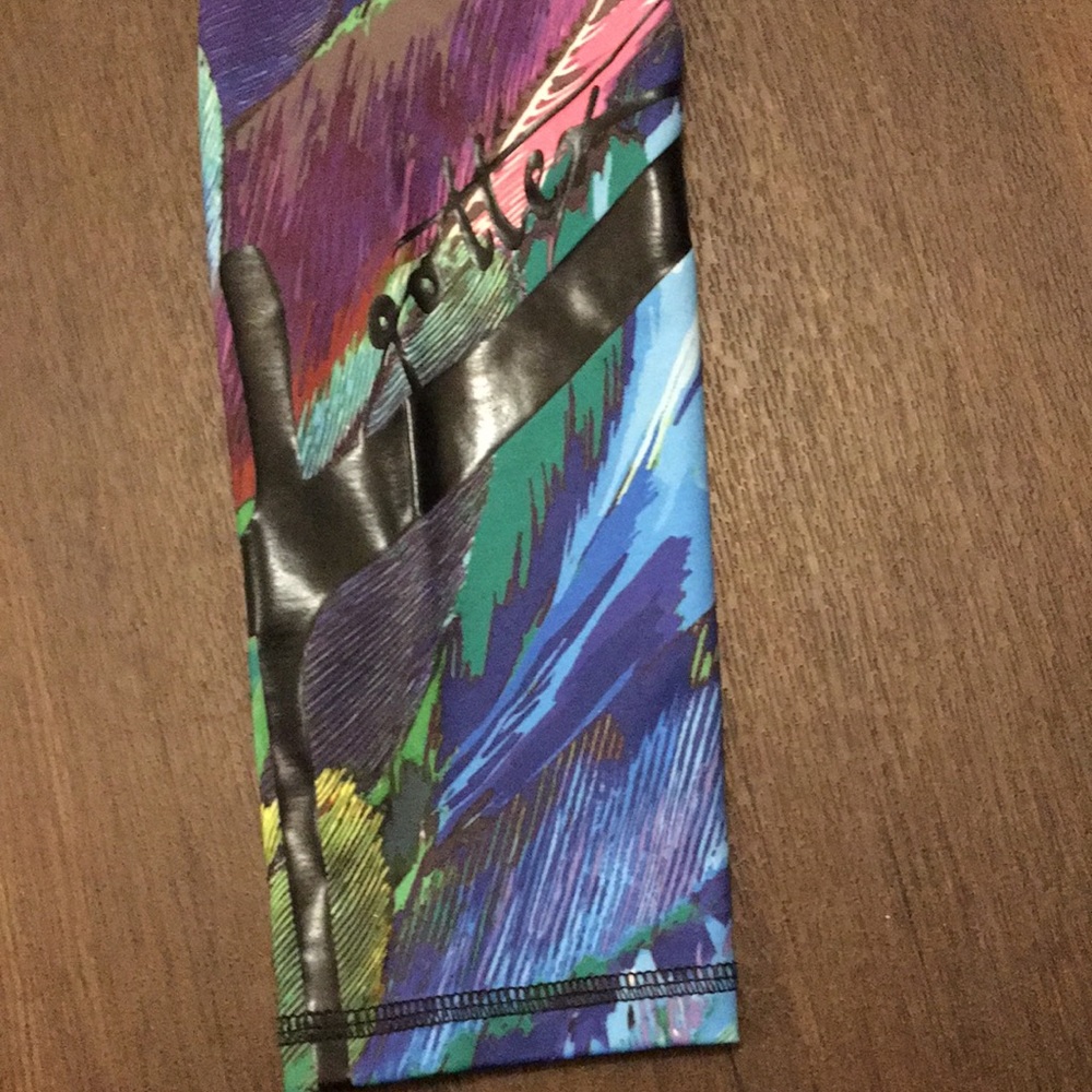 X By Gottex Multiple Color Block Leggings Size Xs - image 6